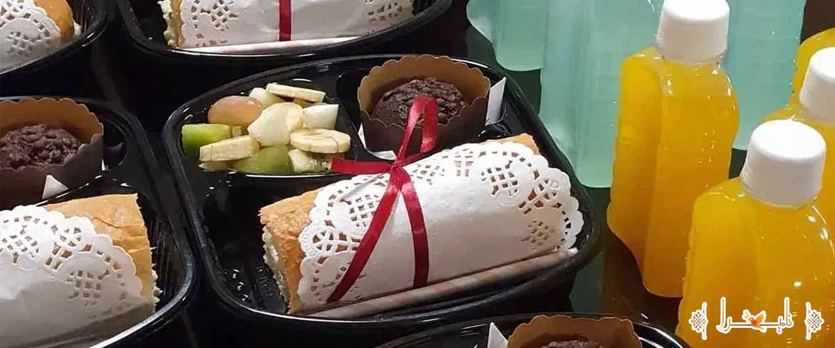 بسته‌های پذیرایی خانگی برای مهمانان